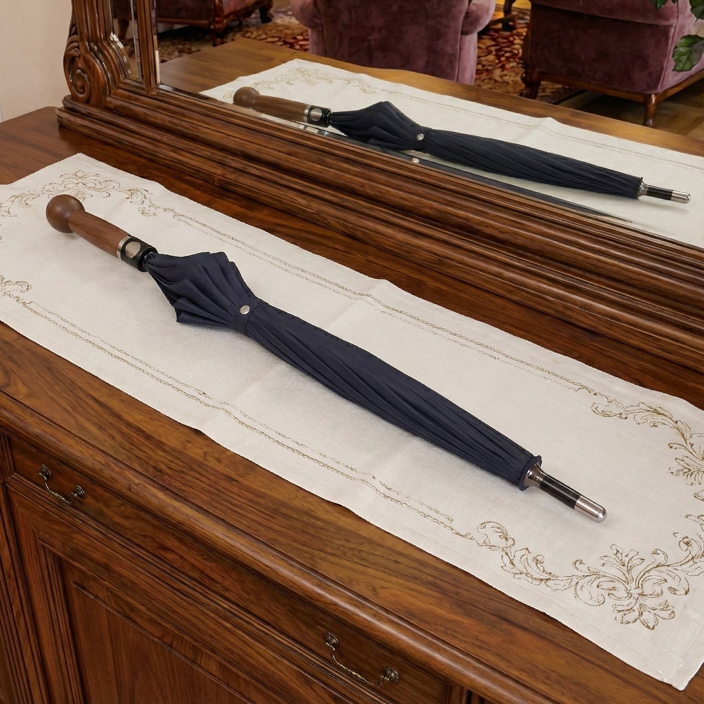 Herrenschirm XXL extra lang – 103 cm Sicherheitsschirm