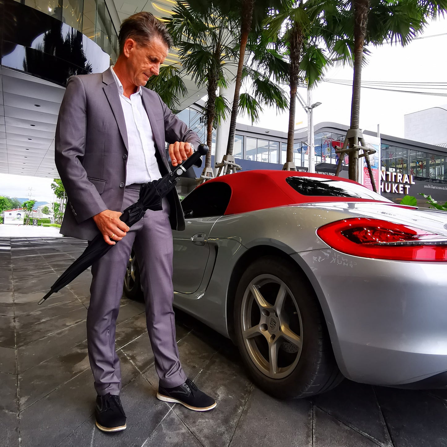 Herrenschirm Standard – 92 cm Sicherheitsschirm